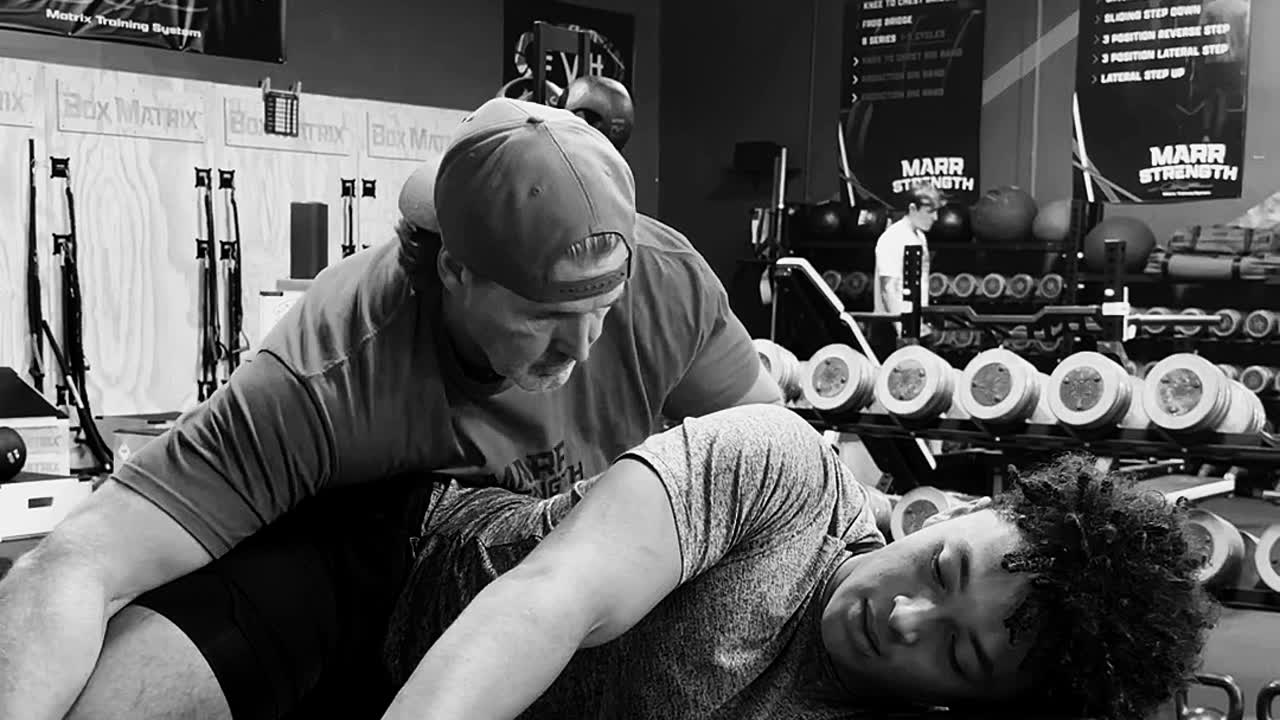 A session on the treatment table.